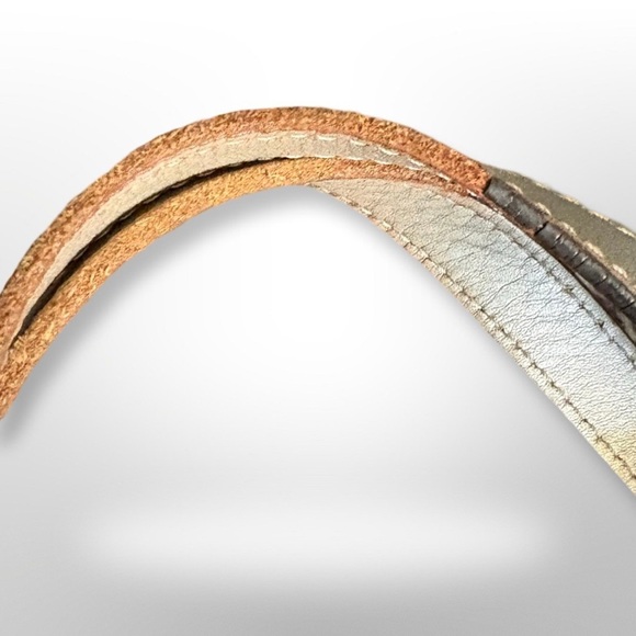 Auth LOEWE Anagram - Silver and Light gray White PVC Leather Women's Tote Bag - Picture 9 of 11